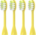 Compatible for 4Pack Replacement Toothbrush Heads Compatible with Ph One Soni Care Electric Head HY1100 HY1200 BH1022(Yellow)