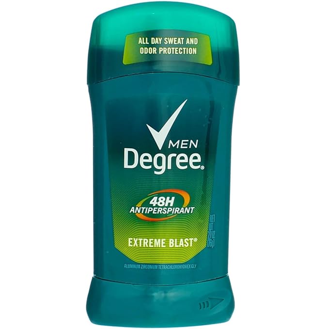 Degree Men Anti-Perspirant Deodorant Invisible Stick Extreme Blast - 2.7 oz Pack of 6