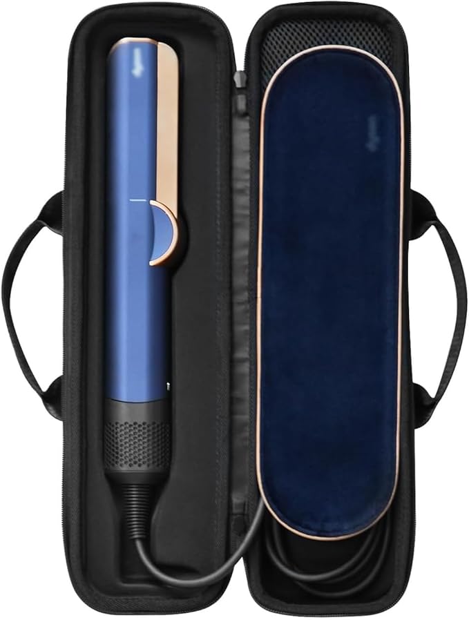 Buwico Hard Travel Case for Dyson Airstrait Straightener Portable Storage Bag for Dyson Airstrait Straightener (Only Case Black) (Black)