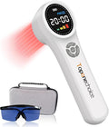 Red Light Therapy Device 4x980nm+4x810nm+16x660nm Near Infrared Light Therapy for Humans Body Pet Dogs Horses Light Therapy Machine for Body Joint Back Knee Muscle Relax Pain Relief