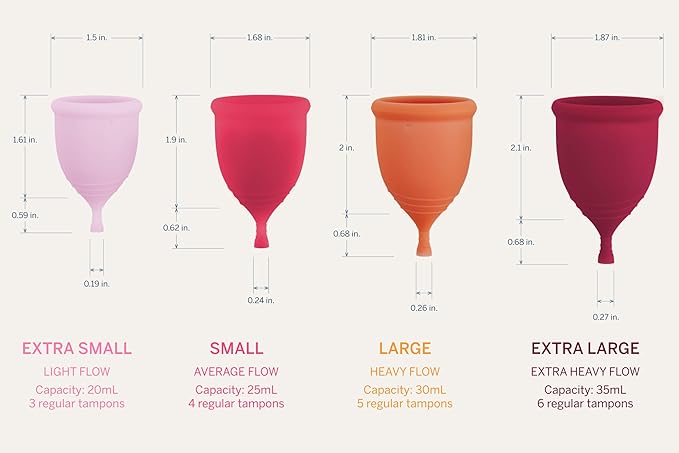 Pixie Cup - Soft Safe Reusable Menstrual Cup - Ranked 1 for The Best Tampon Alternative - 100% Medical-Grade Silicone Period Cup for Feminine Care - Buy One We Give One (XL)