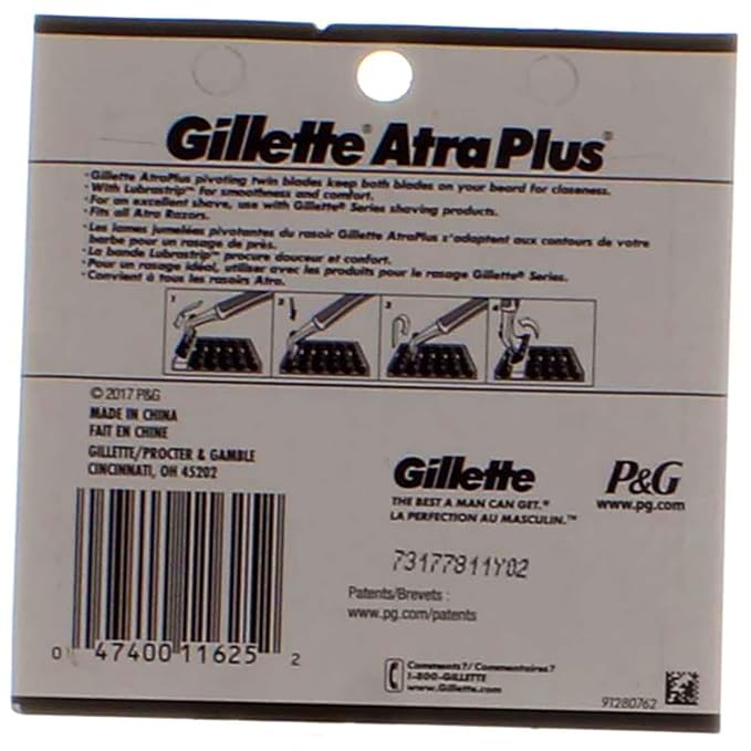 Gillette Atra Plus Cartridges 10 CT (Pack of 3)