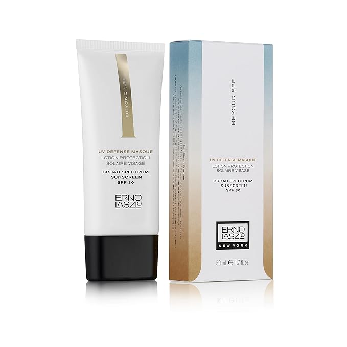 Erno Laszlo Beyond SPF UV Defense Masque SPF 30 | Blue Light &amp UV Face Sunscreen| Diminishes Signs of Aging | Antioxidant-Rich (1.7 Fl Oz)