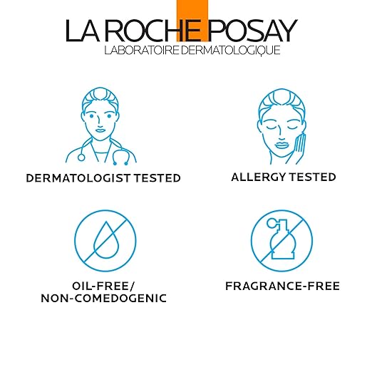 La Roche-Posay Anthelios Sunscreen SPF 40 Ultra-Light Fluid Broad Spectrum SPF 40 Face Sunscreen with Titanium Dioxide Mineral Lightweight &amp Fast-Absorbing Oil-Free Matte Finish