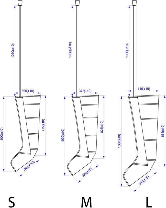 FIT KING Replacement Boots (2-Pack) Long-Lasting Fabric &amp Easy-Zip Design for FT-115A Small Model