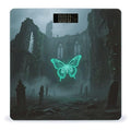 Skeleton Butterfly Weight Scale Large Digital Bathroom Scales with Bright LED Display Non Slip Digital Scale and Step On Fashion Weighing Machine for Body