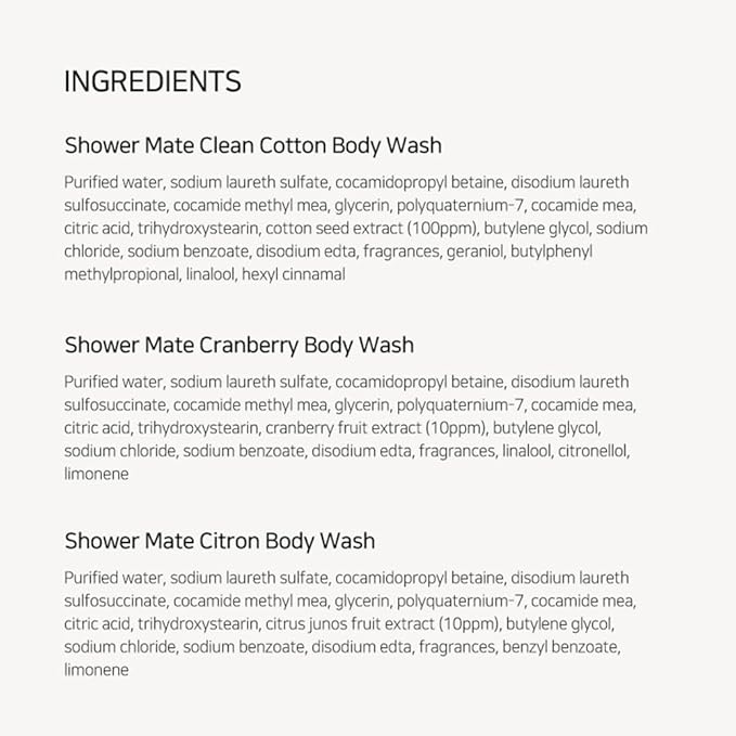 Natural Body Wash 42.3 fl oz 1.2 kg (Cranberry)