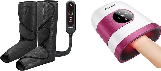 FIT KING Hand Massager Bundle with FT-009A - Ideal Gift for Wife Parents &amp Friends