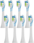 8Pcs Replacement Brush HeadsCompatible for Philips HX6064 HX6930 HX6730 Sonic Electric Toothbrush Vacuum 4100 6500 6100 5300 C3(PS Green)