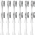 12PCS Replacement Brush Heads Compatible for Oclean X/X PRO/ Z1/ F1/ One/Air 2 /SE Sonic Electric Toothbrush Soft Bristle Nozzles(12pcs Gray)