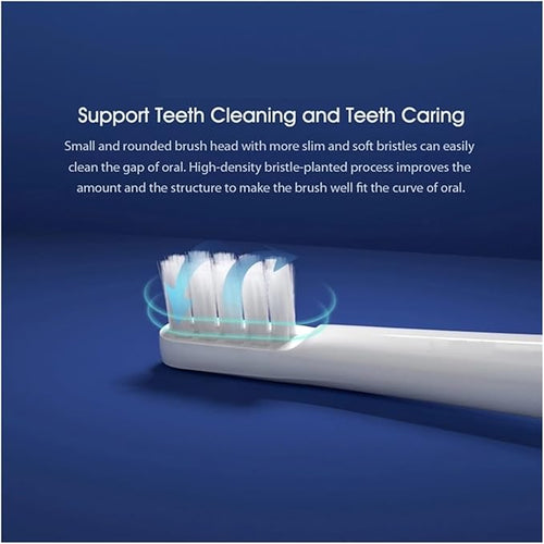 12pcs Toothbrush HeadsCompatible for T100 Replacement Toothbrushes(White)