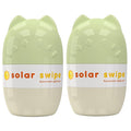 Sunscreen Applicator - Refillable Roll On for Kids &amp Adults Mess-Free Sunscreen Roller &amp Sponge Dispenser Portable Sun Protection Ideal for Travel &amp Outdoor Use (Olive Beige 2 pack)