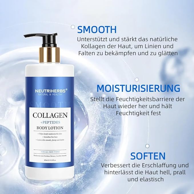 Neutriherbs Body Wash Body Lotion Target Aging Skin Clean Refresh and Rebounce Skin