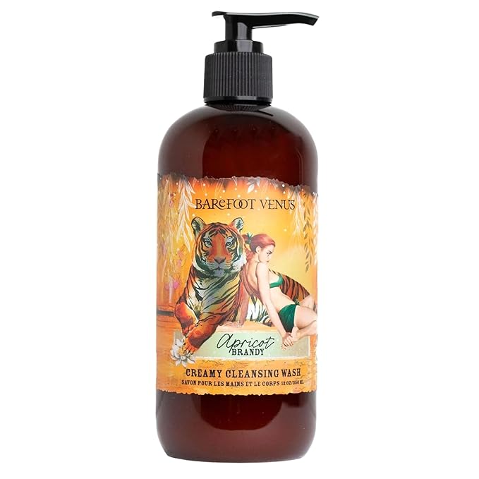 Barefoot Venus White Pine Creamy Cleansing Body Wash - 350 ML / 12 OZ (Apricot Brandy)
