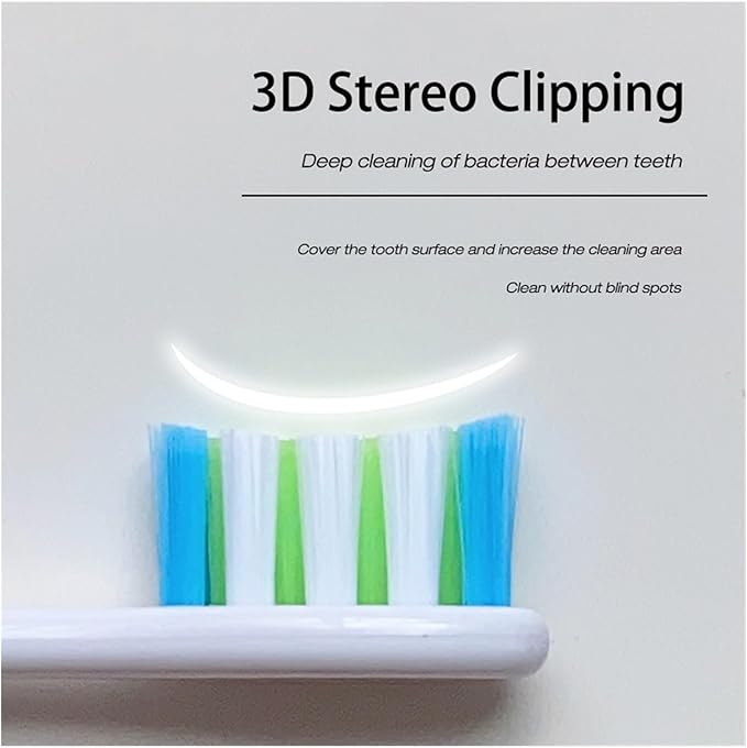 Toothbrush Head Compatible for X PRO/Z1/F1/One/Air 2/SE(10Black)