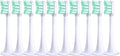 Replacement Brush Heads Compatible with Mijia T300 Replacement Electric Toothbrush Heads Nozzles Clean Protect Soft Bristle(10pcs Green)