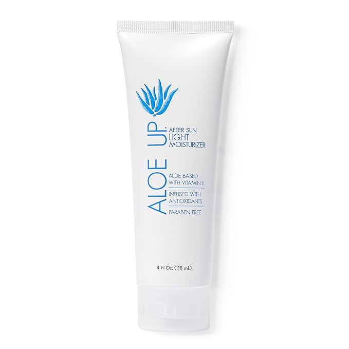 Aloe Up White Collection Sunscreen Spray SPF 50 White Collection Sunscreen Lotion SPF 30 After Sun Light Moisturizer and SPF 25 For the Face Daily Moisturizer Sunscreen - Suncare Bundle - 4 Items