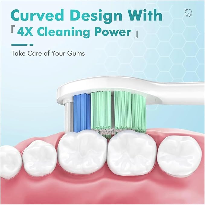 Toothbrush Heads Plaque Defence Replacement Electric HeadCompatible for PH C2 Optimal(5PCS)