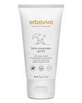 Erbaviva Organic Baby Sunscreen 2.5 Ounce - Coral Reef Safe Natural UVA &amp UVB Protection Water Resistant Infused with Essential Oils
