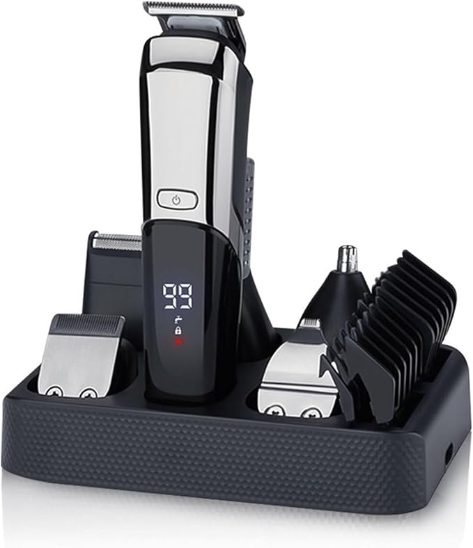 BAHREL Beard Trimmer for Men Electric Razor for Men Cordless Hair Clipper Shaving Kit for Mustache Body Nose Ear Hair Facial Men's Hair Clippers Electric Razor