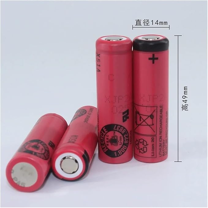 UR14500AC Battery Replacement - 3.7V Lithium-Ion Compatible with Braun S5 S6 S7 S51 Series Electric Shavers(2pcs)