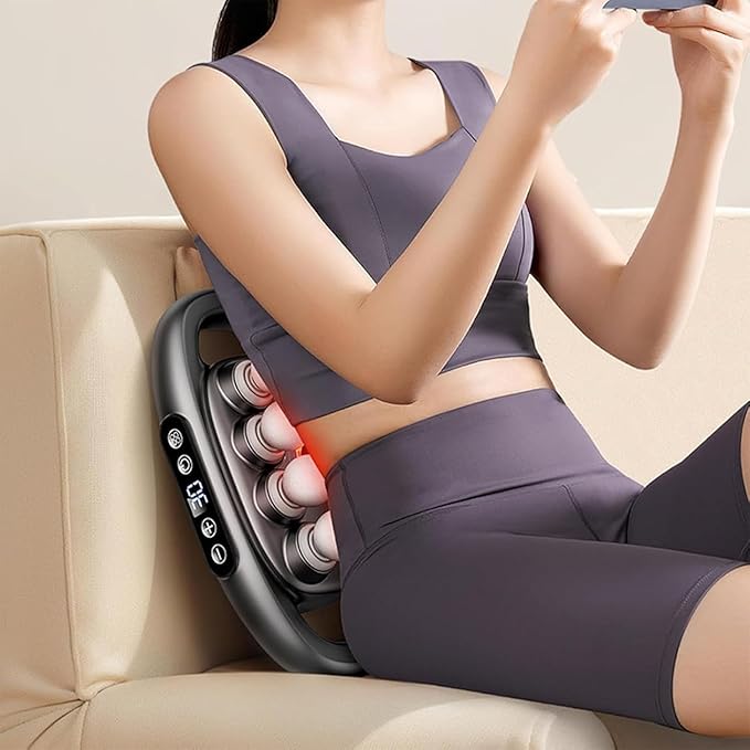 16-Head Massage Gun Deep Tissue Back Massager Gun for Pain Relief Deep Tissue with 9 Modes &amp 30 Levels Quiet Muscle Massage Gun for Back Shoulders Legs Muscle Pain Relief