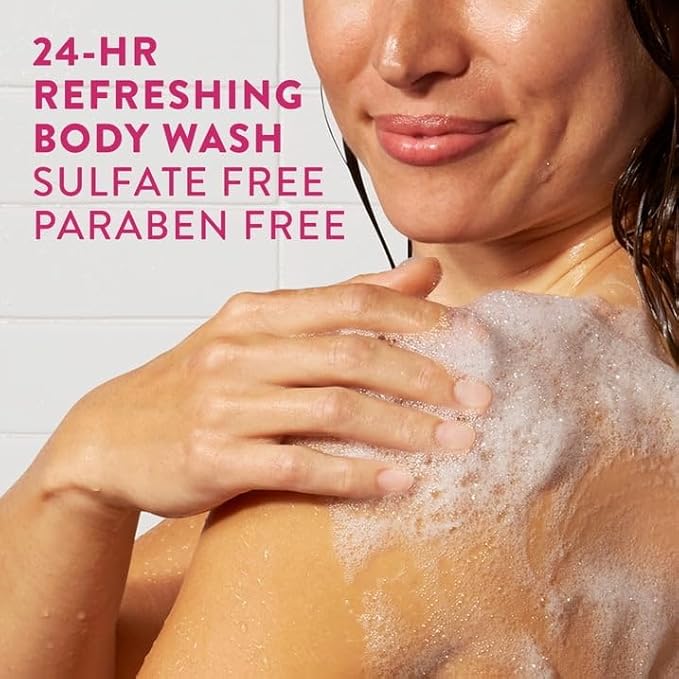 Native Body Wash Limited Edition Berry Blossom Tea Sulfate Free Body Wash for Women &amp Men Boba Café 18 fl oz with Travolle Dispenser Pump