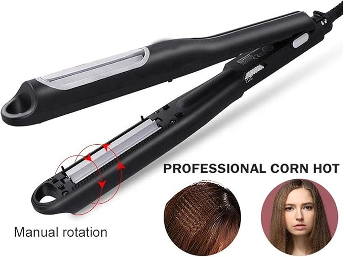 Professional Automatic Wave Hair Styler - Rotating Ceramic Curling Iron for Volumizing Fluffy Waves(US)