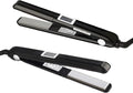 2026 Ultrasonic Infrared Hair Straightener with LED Display - Recovers Damaged Hair Cold Iron Treatment Styler (b-Black)