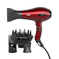BERTA 1875W Powerful Negative Ions Hair Dryer Ceramic Professional Far Infrared Blow Dryer 2 Speeds 3 Heating Settings (3 Attachments)