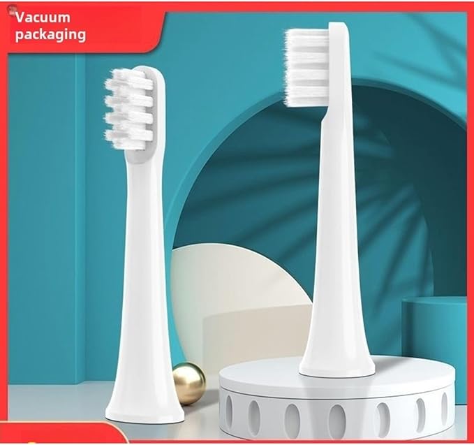 4 Pcs Replacement Brush Heads Compatible for T100 Sonic Electric Toothbrush Head Soft Bristle Nozzles