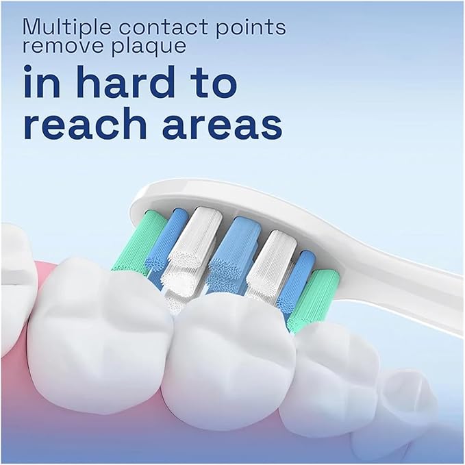 Compatible for Replacement Toothbrush Heads Compatible with Philips Sonicare Soft Electric Brush Head 4100 6500 6100 7500 5300 1100(20 Pcs)