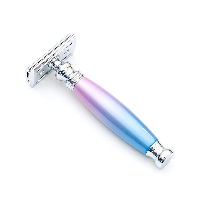 FREED Luxury Shaving Set for Men - Double Edge Safety Razor with alloy handle include 120 count Japanese 6cr13 Stainless Steel bladeIt's the best gift for men fathersor birthdays