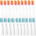 20 Pcs Replaceable Brush HeadsCompatible for Seago Electric Toothbrush FW/SG 507/508/515/551/917/959(10 White 10 Pink)