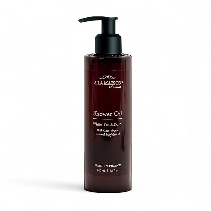A LA MAISON Cleansing Shower Oil – White Tea &amp Rose