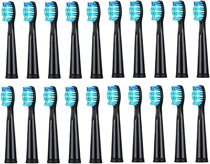 5-10Pcs Replacement Brush Heads Compatible for Seago/Fairywill Electric Toothbrush FW/SG 507/508/515/551/917/959/908 Bristle(10pcs White)