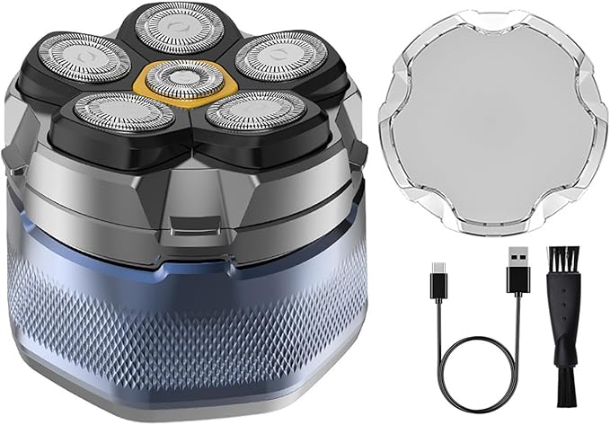 VEAREAR Head Shavers for Bald Men 6D Magnetic Ergonomic Electric Razor with LED Display IPX8 Waterproof Wet &amp Dry Use USB-C Rechargeable Hypoallergenic Skull Shaver Gift for Beloved Men