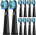 10 Pcs Toothbrush Head Compatible for FW-507/508/515/551/917/959/2011/D1/D3/D7(Fuchsia)