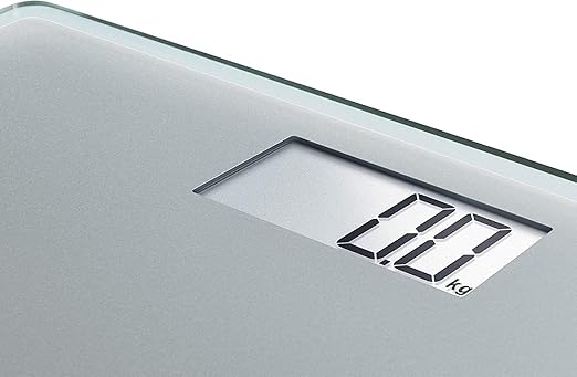 Soehnle Style Sense Compact 300 Bathroom Scales Compact Digital Weighing Scales Scales for Body Weight with Easy-to-Read LCD Display Extra-Flat Body Weight Scale Ideal for Small Bathrooms