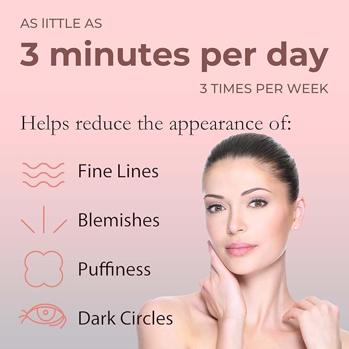Red-Light-Therapy-for-Face7 in 1 LED Light-Therapy-Wand for Face and Neck - Microcurrent Facial Device for Anti-Aging - Face &amp Eye Massager Skincare (7 Colors led Light)