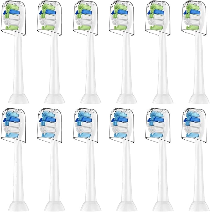 Toothbrush Heads Compatible for Philips(3color-2A-8pcs)