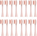 16pcs Replacement Brush Heads Compatible for Oclean Sonic X/Pro/ Z1/ SE F1 One PW01/03/05/07/09 P5 Electric Toothbrush(16 Pink)