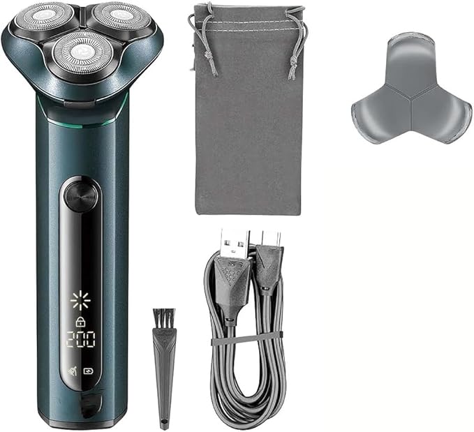 Electric Razor for Men Electric Shaver Rotary 3D Floating Razor Waterproof Shaver Men's Razor Professional Beard Trimmer USB Rechargeable