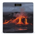Kilauea Volcano Weight Scale Digital Electronic Scales Bathroom Scale Larg LCD Backlight Display High Precisio MeasurementsTempered Glass