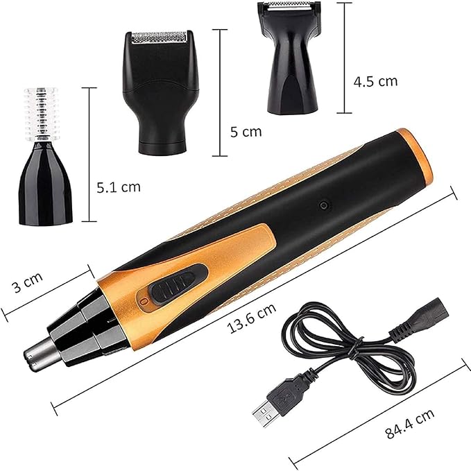 Nose Hair Trimmer for Men-Professional Painless Ear and Nose Hair Trimmer for Men Women Electric Nose Hair TrimmerWaterproof Dual Edge Blades for Easy Cleansing