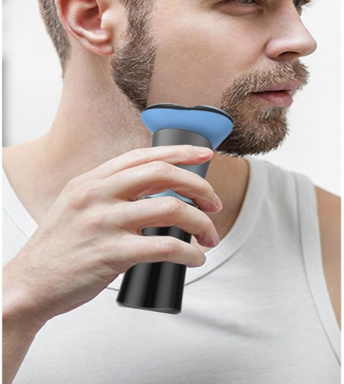 Electric Razor for Men 4D Rotary Shaver Wet/Dry Cordless Rechargeable Waterproof