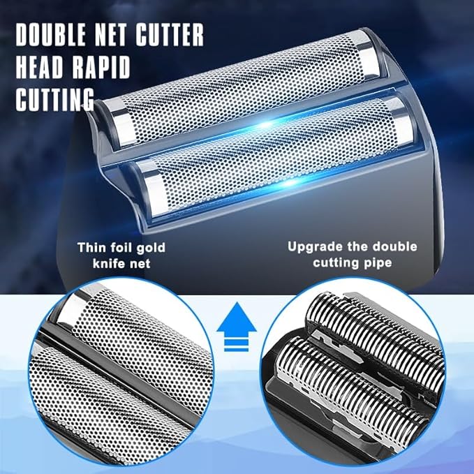 Men's Shaver Professional Rechargeable Electric Shaver LCD Display Portable Cordless Men's Multifunctional Reciprocating Razor Beard Trimmer