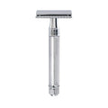Edwin Jagger DE89Lbl Lined Detail Chrome Plated Double Edge Safety Razor by Edwin Jagger