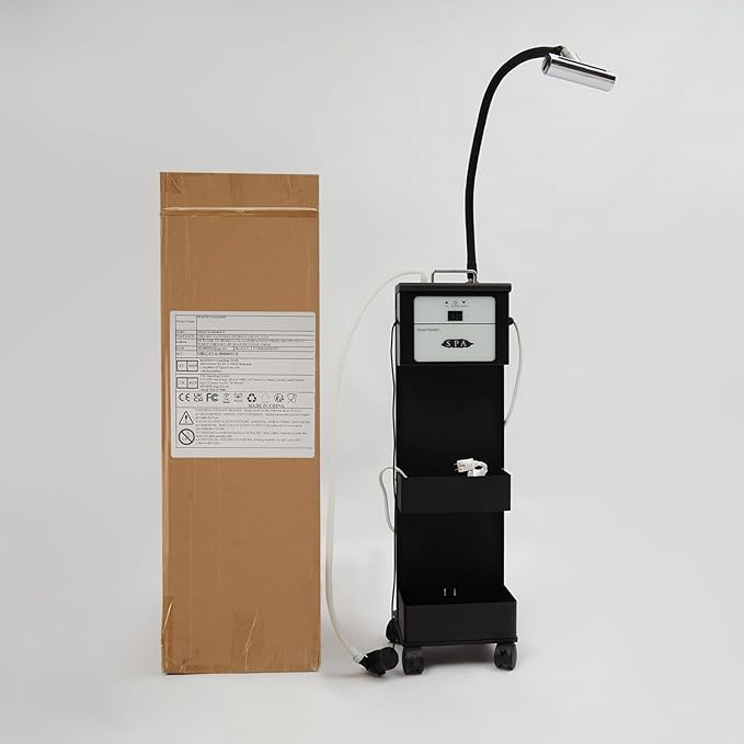 Professional Head Spa Machine with Constant Temperature &amp Waterfall Flow | All-in-One Mobile Head Spa System with 360° Hose for Salon-Grade Scalp Care at Home (Four-Sided Water Outlets)