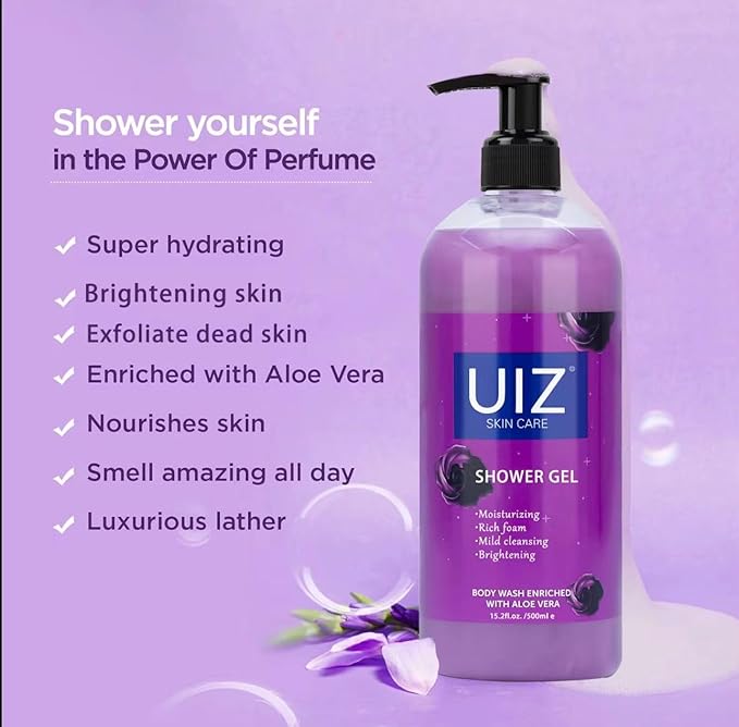 FORMAXAN Shower Gel with Aloe Vera Chamomile and Coconut | Moisturizing Body Wash for Daily Use | Gentle Cleansing Skin Care Gel for Men and Women | Refreshing Bath Gel 250ml